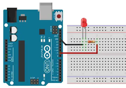 Interfacing of Switch and Arduino Turn ON LED Using a Switch