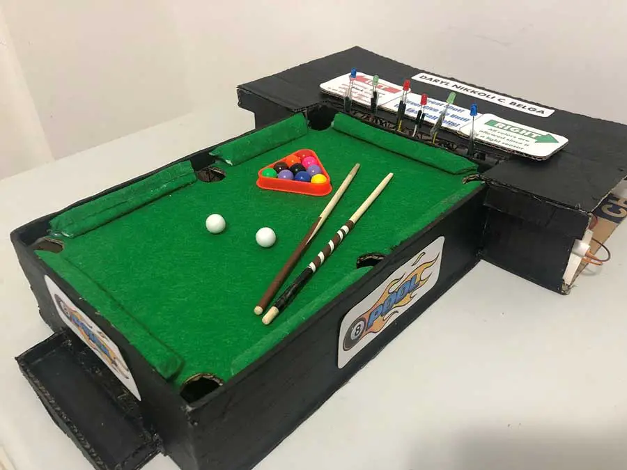 How to Make a D-I-Y Mini Billiard Game (Sensor-Based Game)