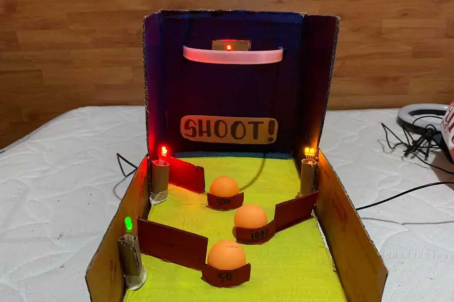 SHOOT: A Make-Shift Mini-Arcade Game (With Arduino Sensors)