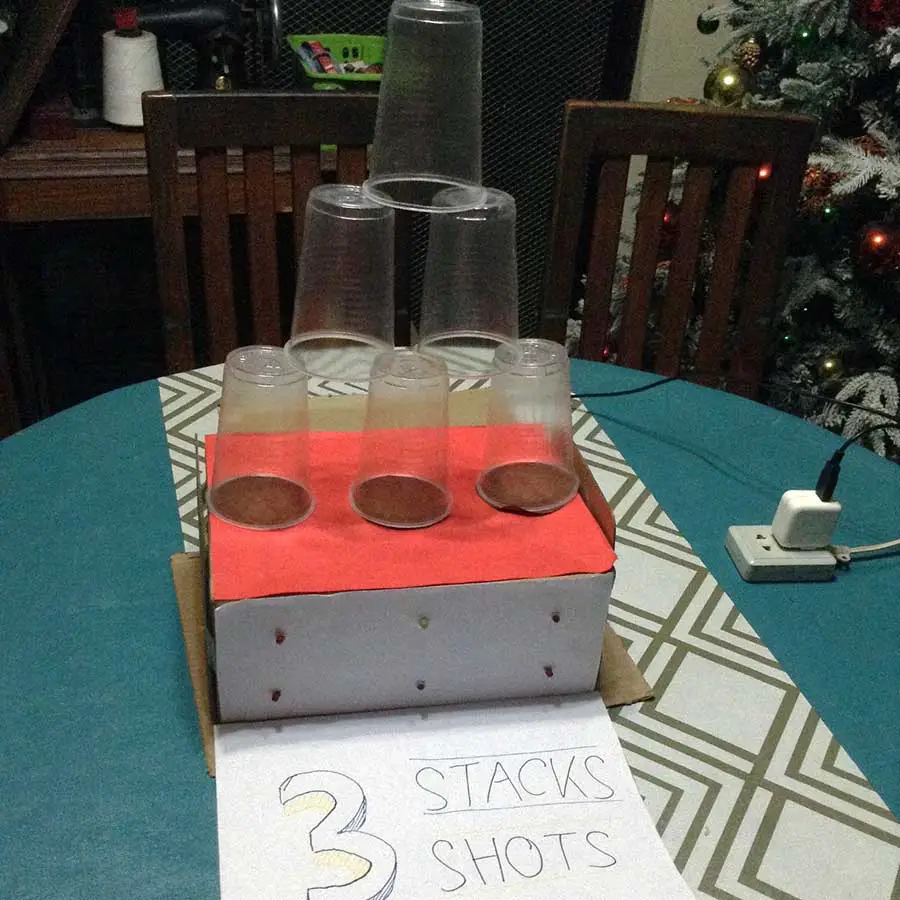 3 stacks x 3 shots: an Arduino Game Prototype