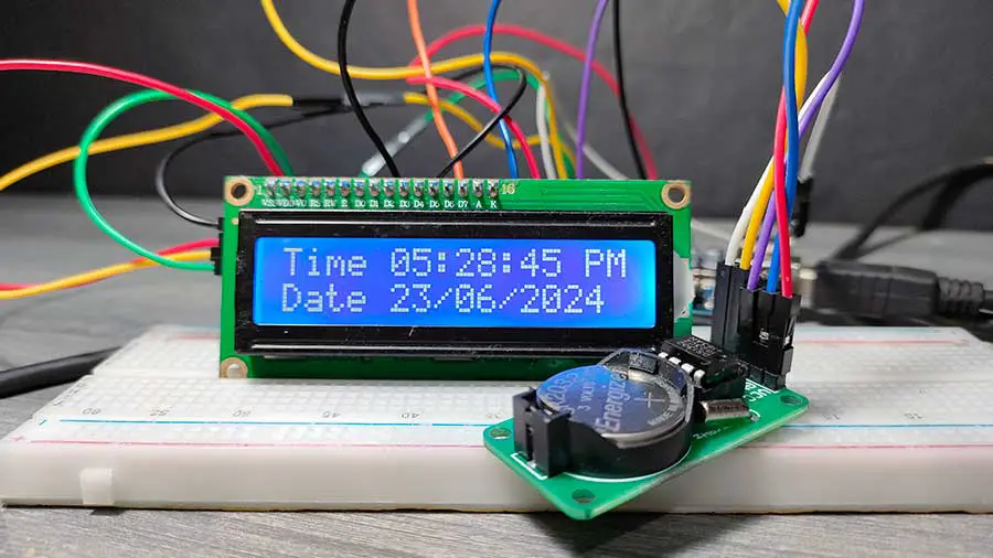 Creating an Arduino Clock with DS1302 RTC Module and I2C LCD Display
