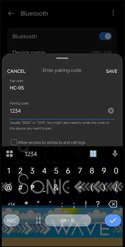Bluetooth Pairing