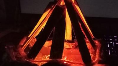 DIY Flameless Campfire Using LEDs
