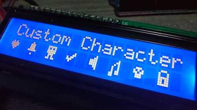 Create Custom Characters for the I2C LCD Easily